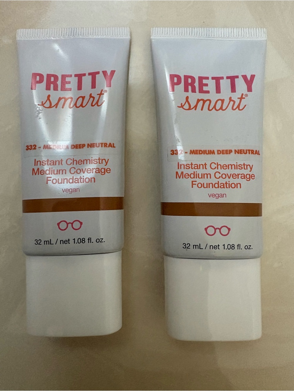 Instant Chemistry Medium Coverage Foundation - Medium Deep Neutral 2 pack bundle